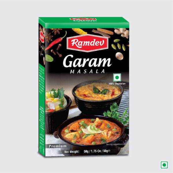 Buy Best Quality Garam Masala from Ramdev Masala’s Garam Masala Range at 10% Off.